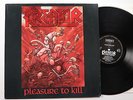 KREATOR - Pleasure to Kill LP 1986 - KULT VINYL   coroner slayer death sodom