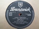 BING CROSBY - White Christmas / Let's Start The New Year Right 78 rpm disc (A++)