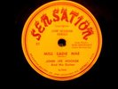 78 RPM-John Lee Hooker-Sensation 21-Miss Sadie Mae-Burnin' Hell-Blues-1949