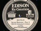 78 RPM -- Sergei Rachmaninoff, Edison 82170, Liszt 2nd Rhapsodie - pt 3, E / E+