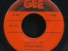pc45-R&B vocal group -Gee 1001-The Five Crowns -vocal version   RARE
