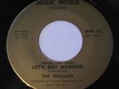 The Persians - Let's get married / (Lets monkey) at the party 45 Northern Soul