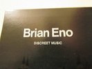 BRIAN ENO DISCRETE MUSIC rare UK 1st pressing OBSCURE LP  NEAR MINT