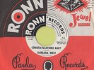 Barbara West, Congratulations Baby,  Rare Northern Soul Promo 1960s 45
