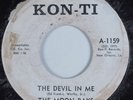 Girl Group R&B Teen 45 MOON RAYS The Devil in Me KON-TI HEAR VG++