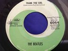 Hear Original Green Swirl Version 45 : The Beatles   Thank You Girl   Capitol
