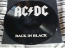 AC/DC PROMO PIC DISC BACK IN BLACK.