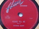 RICHARD BERRY: Please Tell Me FLAIR 78 RPM ROCKER R&B VG++