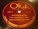 JAZZ KING OLIVER'S JAZZ BAND Riverside Blues/Working Man Blues OKEH 40034
