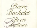 PIERRE BACHELET - Elle Est D'Ailleurs [PROMO] MAXI 45 TOURS 1980 Maxi-Single 12