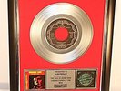 Elvis Presley, Burning Love, Platin Record, platin Schallplatte, Award, gold