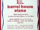 78 rpm album 4 records N- / album: N-    BARREL HOUSE  PIANO CLASSICS