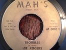 LEE ROGERS Troubles / Walk On By   northern soul R&B 45   Mah's