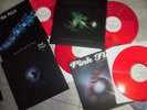 PINK FLOYD VERY RARE LTD ED BOX SET 4 LP NO PULSE NO ECHOES + POSTER RED WAX