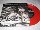 My Chemical Romance Thank You For the Venom 7in Vinyl Red OOP