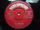 THE BEATLES 'LOVE ME DO' RED PARLOPHONE ORIGINAL 45