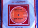 DAVID BOWIE ,CHILE RARE PROMO SINGLE FROM 1975, M-,GOLPEA MADERA