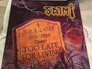 SAINT Too Late For Living 1988 Lp w/lyrics rare On Vinyl 3rd release