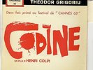 French EP OST Codine Theodor Grigoriu Henri Colpi 1963