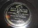 ARTIE SHAW RCA VICTOR COIN OP 78 RPM RECORD 44-0001 BEGIN THE BEGUINE