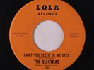 ELECTRAS: Can't You See It In My Eyes / Boo Babe 45 Soul