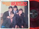 THE BEATLES PLEASE PLEASE ME JAPAN ODEON 1st ISSUE RED WAX LP DIFF COVER NR