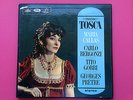 Puccini TOSCA - Maria Callas, Bergonzi, Gobbi, Pretre, SAN-149-50 Gold, Angel