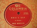ONIE WHEELER Onie's Bop / I Wanna Hold My Baby COLUMBIA 21523 E+