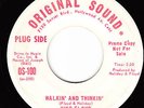 KING FLOYD - Original Sound 100 - Walkin' and Thinkin' - NORTHERN SOUL PROMO 45