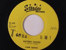 LINK DAVIS: Sixteen Chicks / Deep In The Heart Of A Fool 45 (rubber stamps ol)