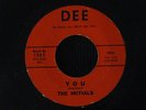 THE INITIALS You Bells of Joy RARE Doo Wop 45 Orig. Dee