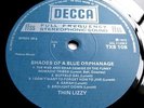 THIN LIZZY Shades Of A Blue Orphanage 1976 UK DECCA 2nd PRESS - BARELY PLAYED