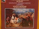 MOZART Sämtliche Violinkonzerte Yehudi Menuhin, Bath Festival Orchester 4LP EMI