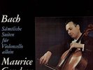 Bach - Cello Suiten, Suites ED 1, 3 LP A 02397/99 L Mono Box, Maurice Gendron