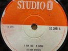 DELROY WILSON I AM NOT A KING ORIGINAL UK STUDIO 1 45 CLIP