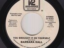 70s Soul 45 - Barbara Hall - You Brought It On Yourself - Innovation II VG+ mp3