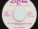 Northern Soul 45 - Phyllis Brown - Something On My Mind - Le Cam - VG++ mp3