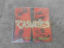 THE CASUALTIES-STAY OUT OF ORDER-LP-NYHC-YELLOW VINYL-INSERT-INNER-NM