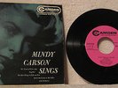 Mindy Carson Sings EP w/ PS - RARE FEMALE POP JAZZ VOCAL - PS VG+, VINYL NM HEAR