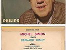 MICHEL SIMON CHANTE BERNARD DIMEY FRENCH EP