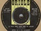 JACKIE LEE & THE RAINDROPS* ( I WAS THE ) LAST ONE TO KNOW*LISTEN TO IT
