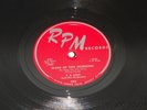 B.B. KING Woke Up This Morning / Don't Have To Cry 78 RPM Records 380 VG+ BLUES