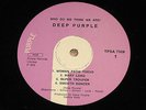 DEEP PURPLE//WHO DO WE THINK WE//PURPLE 1973 FINLAND PRESS LP VG VERY RARE