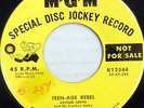 ARTHUR SMITH 45 Teen-Age Rebel / Easy Rock MGM Rockabilly ORIGINAL #BB817