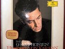 BEETHOVEN 9 NINE SYMPHONIES Herbert Von Karajan STEREO 8 LP BOX SET 1964 33 rpm