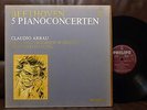 PHILIPS A 2408/12 L ARRAU HAITINK BEETHOVEN piano concertos MINT 5 LP box ED1