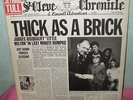 JETHRO TULL THICK AS A BRICK LP 1972 UK CHRYSALIS VINYL ORIGINAL NEWSPAPER SLEEV