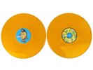 2x Serato Vinyl - Mad Decent Block Party Diplo - Neon Orange Records