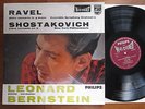 PHILIPS MAROON HIFI STEREO BERNSTEIN Shostakovich Ravel Dutch 1st Edition EX LP