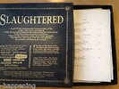 SLAUGHTERED 3 X LP BOX SET White Label + Press Info inc Wayne Husey VERY RARE